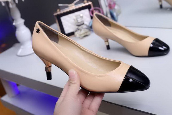 CHANEL Shallow mouth kitten heel Shoes Women--001